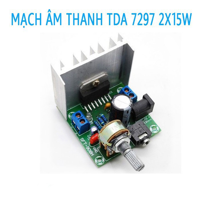 Mạch Khuếch Đại Âm Thanh TDA7297 2x15W