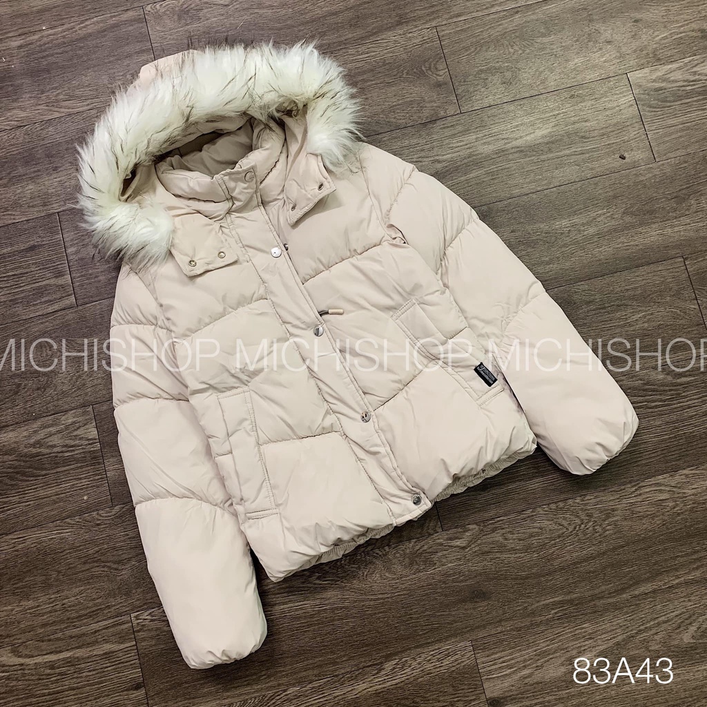 ẢNH THẬT Áo phao béo 02 màu đen-be - 83A43