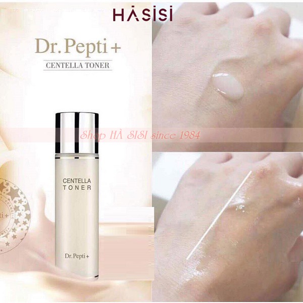 Nước Hoa Hồng Dưỡng Ẩm, Trắng Da &amp; Tái Tạo Da DR.PEPTI+ - Centella Toner 180ml