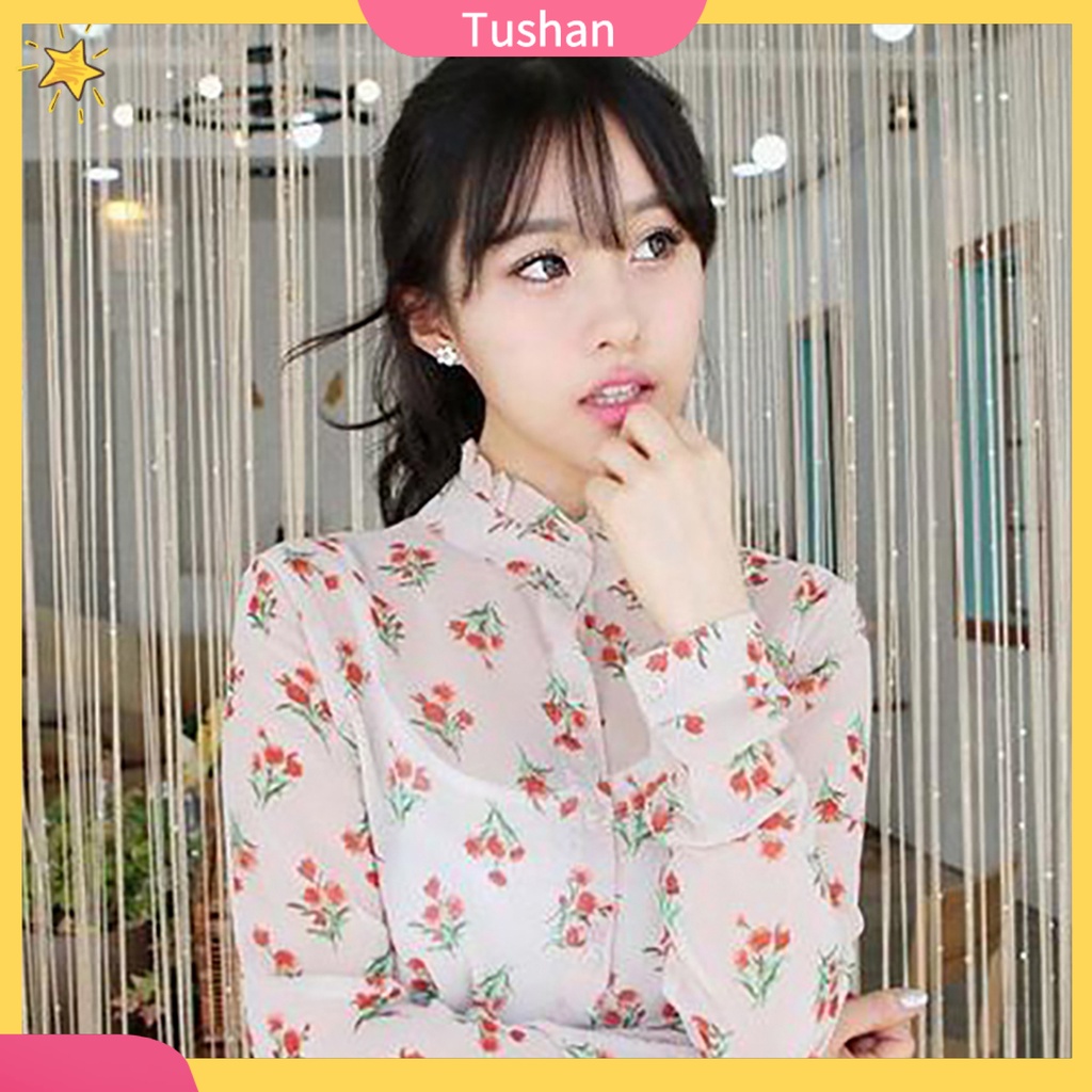 Bông tai hoa đính ngọc trai giả sang trọng