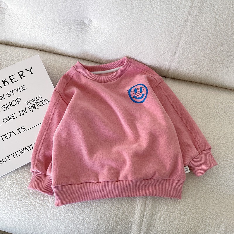 Áo sweater mặt cười cho bé A849