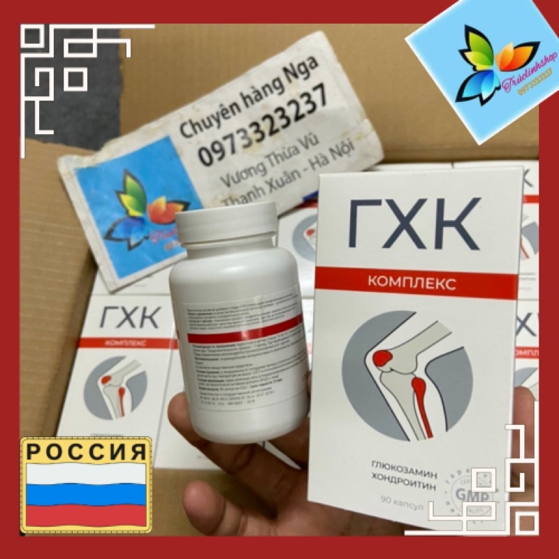 Viên  Komplex Glucosamin Chondroitin của Nga 90 viên