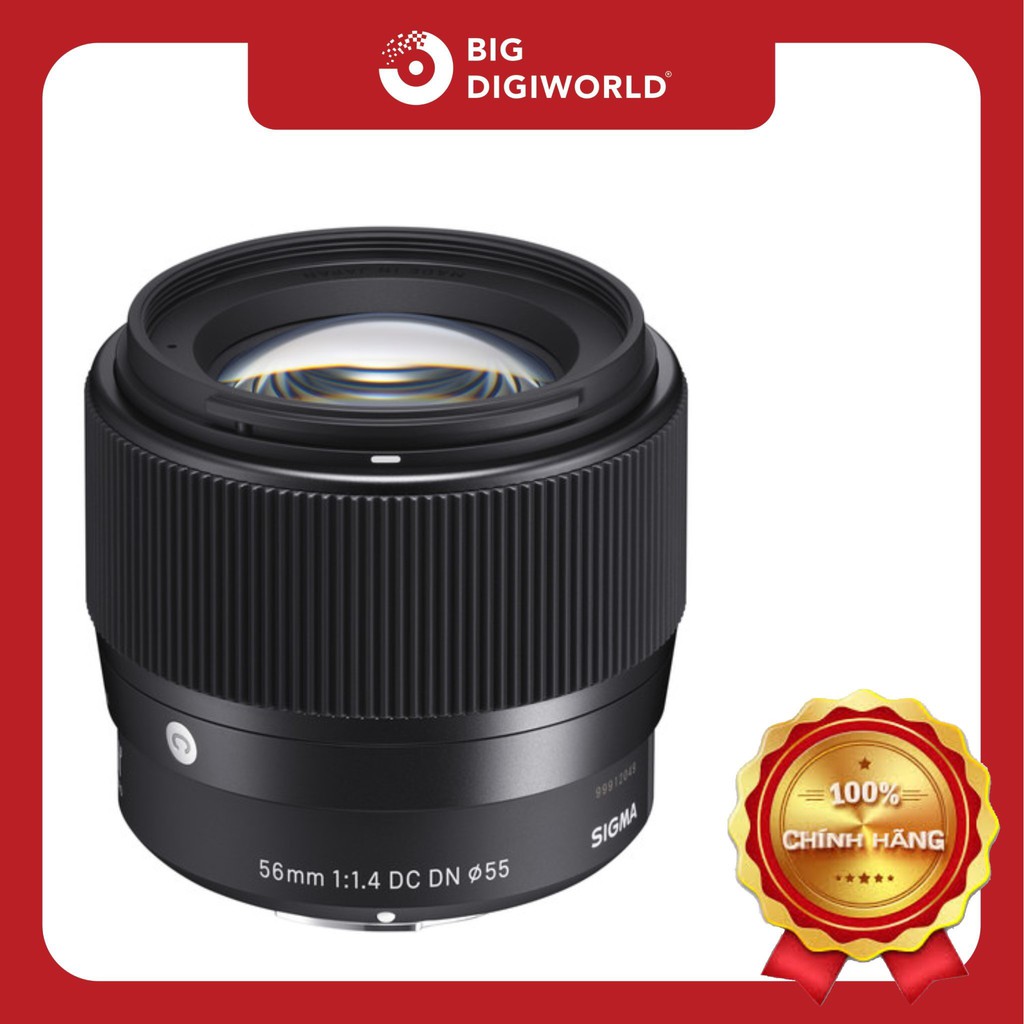 Ống kính Sigma 56mm F1.4 DC DN cho Sony E / Canon M - Hàng chính hãng - Bảo hành 12 Tháng