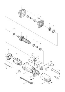 Máy mài khuôn Makita GD0602
