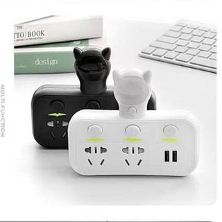 Chia ổ điện đa năng bản đặc biệt + 2 cổng sạc usb + chống giật