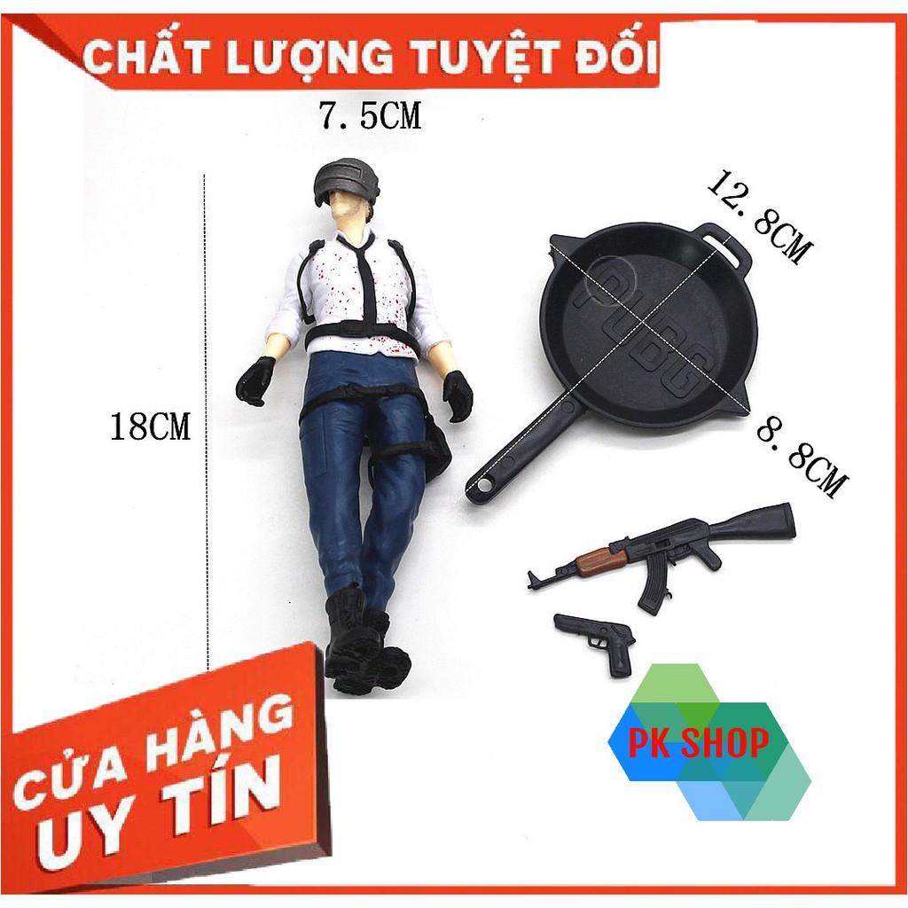 Mô Hình Nhân Vật PUBG, Mô Hình Nhân vật nam cao 17cm hàng chuẩn