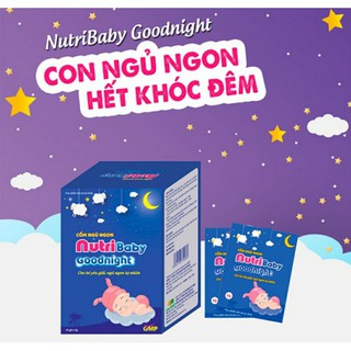 Nutribaby goodnight cốm ngủ ngon hộp 16 gói/ Nutri baby