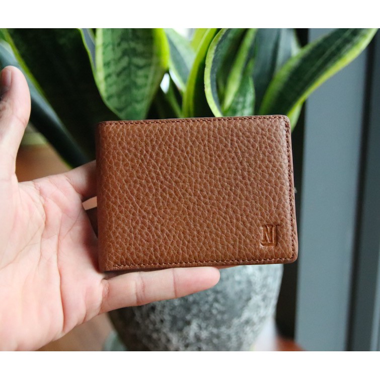 Ví kẹp tiền da bò cao cấp siêu mềm màu bò