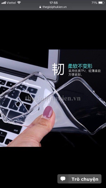 Ốp lưng dẻo silicon trong suốt loại 1 cho sámung J8 2018