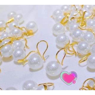 bông tai nữ mạ vàng kiểu trai móc dễ đeo nhẹ nhàng xinh xắn htj