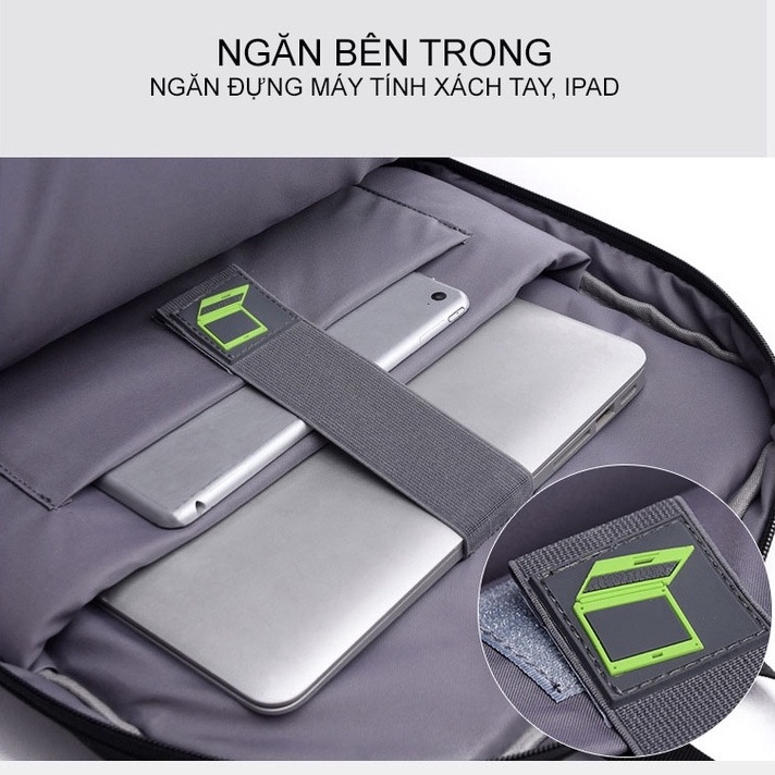 Balo Laptop Công Sở Thời Trang Cao Cấp Đựng Laptop Siêu Nhiều Ngăn, Đa Công Dụng, Dùng Đi Làm Đi Chơi & Du Lịch