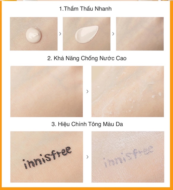 KEM CHỐNG NẮNG INNISFREE TRIPLE CARE MINI 20ML (MẪU MỚI)