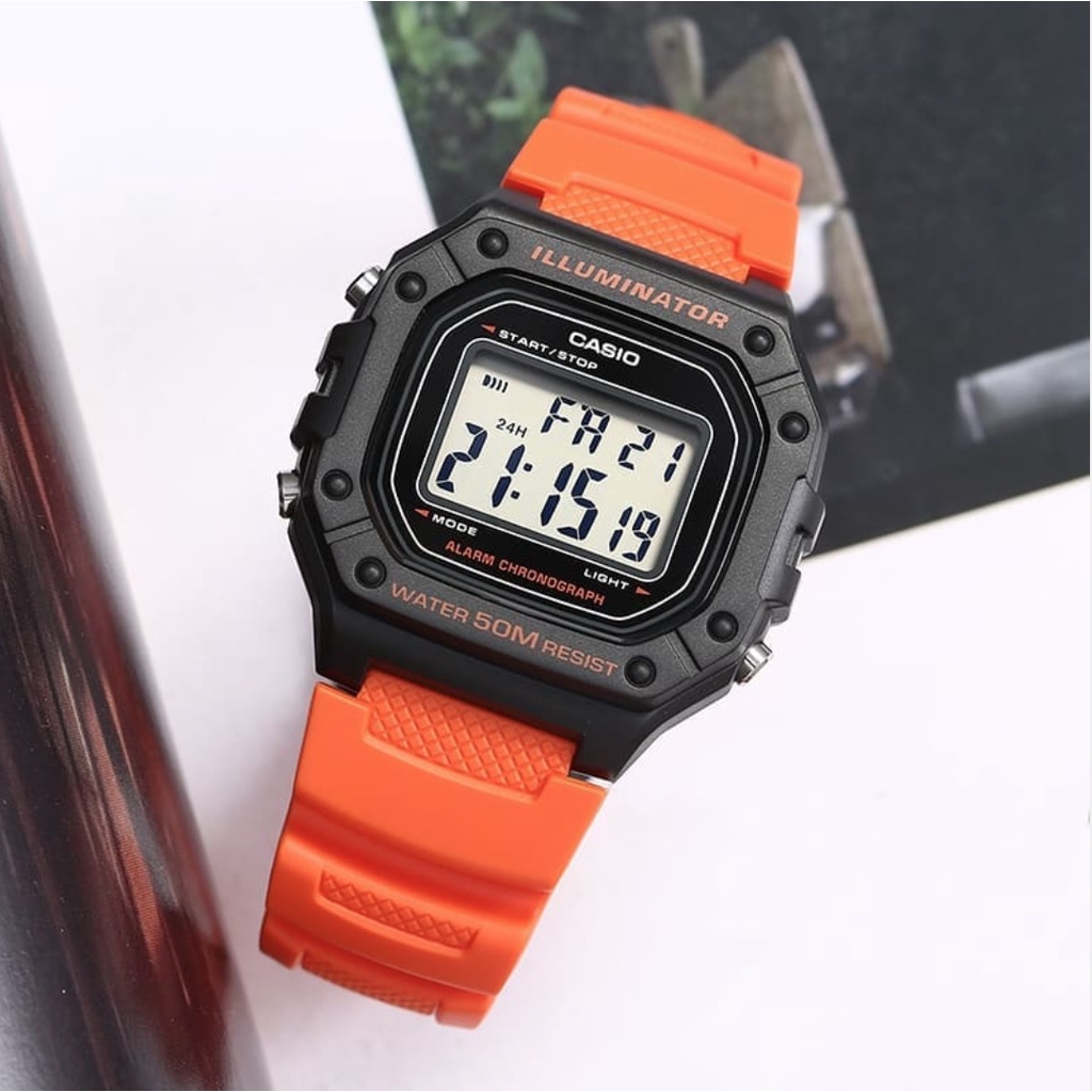 ĐỒNG HỒ CASIO W218H NAM NỮ CHÍNH HÃNG