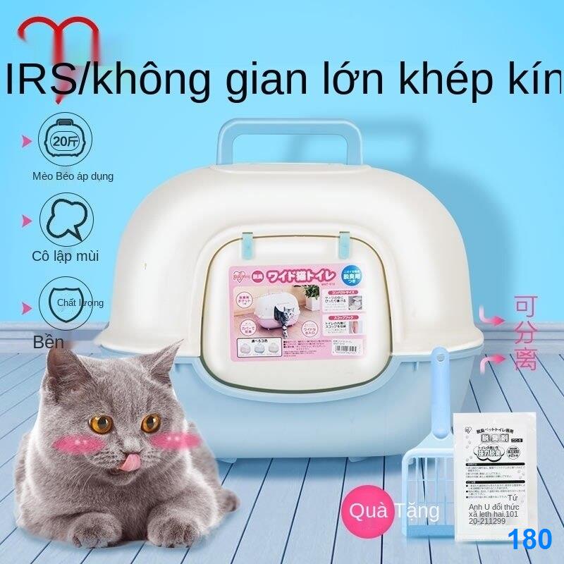 2021 ☋Alice đóng và khử mùi hộp vệ sinh lớn phương pháp mở nhà cho mèo
