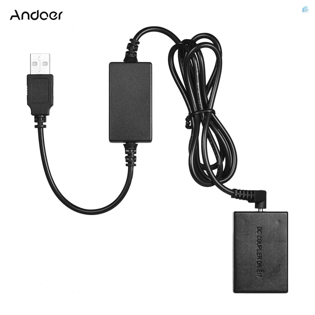 ANDOER Bộ Chuyển Đổi Pin 5V USB Sang LP-E17 S2Mw Cho Máy Ảnh EOS M3/M5/M6
