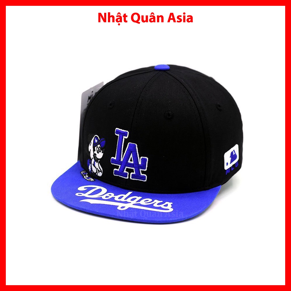 Nón trẻ em LA Mickey Dodgers snapback cao cấp dành cho bé 2 đến 10 tuổi - Nhật Quân Asia nhatquanasia