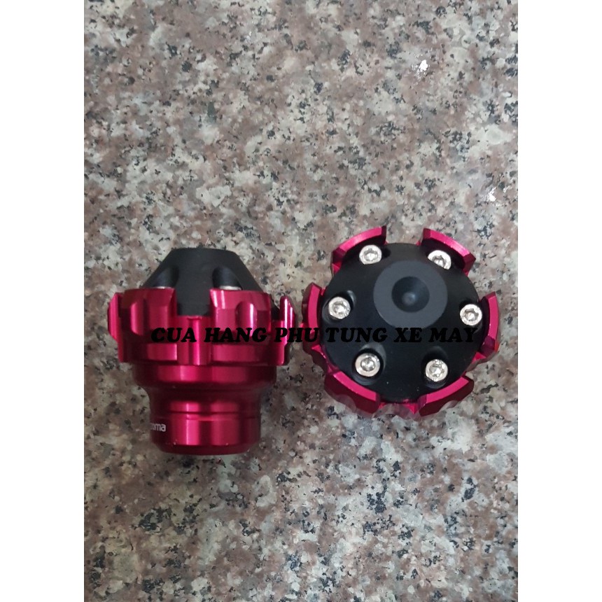 Gù chống đổ trước 6 khía cho các loại xe đủ màu - 1 cặp