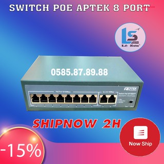 Switch PoE⭐ FREESHIP⭐Aptek SF1082FP [ 8 Port (Cổng) PoE - AI Thông Minh ]