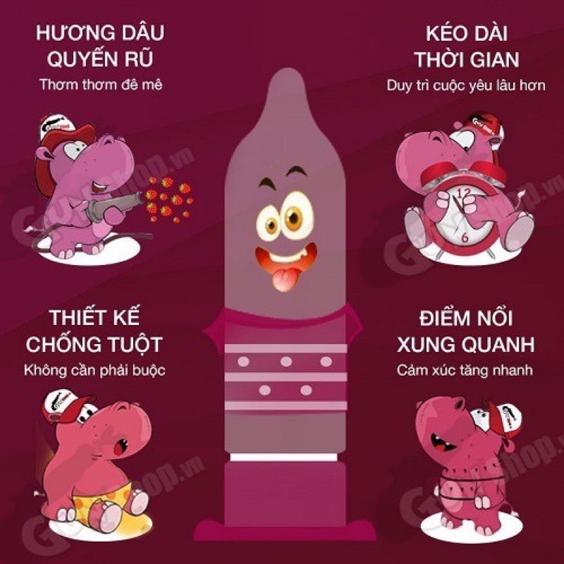 ComBo 2 Hộp Lớn Kéo Dài Time Bao Cao Su Feel Hương Dâu 24 Cái Tặng Kèm Kèm Gel Hương Chuối