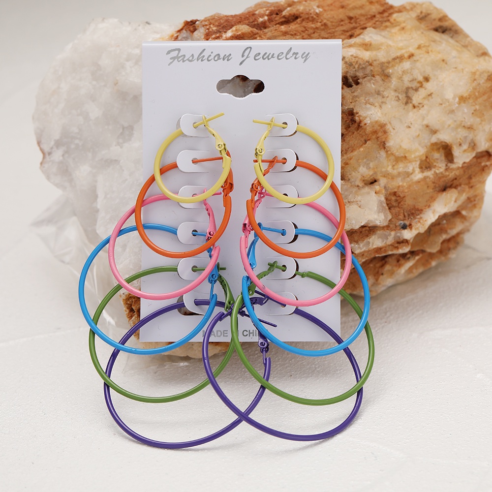 Set khuyên tai bằng kim loại và nhựa họa tiết bướm da báo đính ngọc trai nhiều kiểu dáng đa dạng