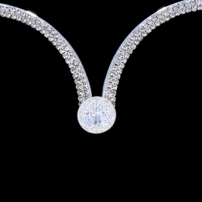 Dây Xích Gắn Áo Ngực Đính Đá Trang Sức Mặc Bikini