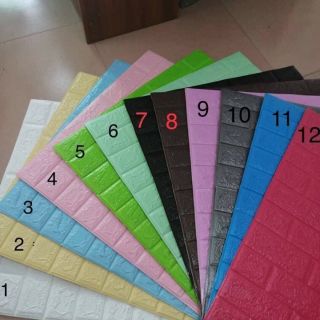 Xốp dán  tường 3d giả gạch 3d 5ml