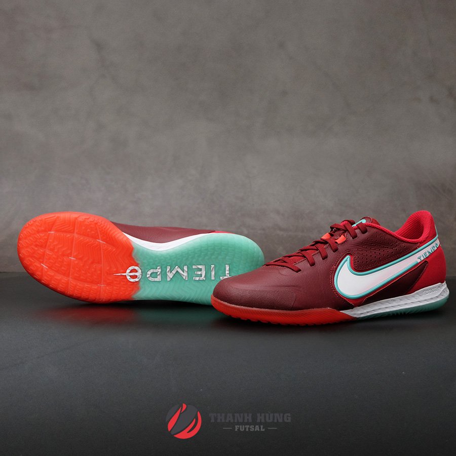 GIÀY ĐÁ BÓNG CHÍNH HÃNG NIKE REACT TIEMPO LEGEND 9 PRO IC - DA1183-616 - ĐỎ BORDEAUX