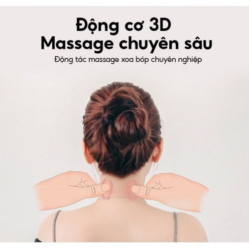 Máy massage xoa bóp ấn huyệt trị liệu cổ vai gáy pin sạc ST-301