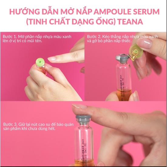 Tinh chất dưỡng da TEANA “SUPER PEPTIDES” NO PROBLEM INTENSIVE CARE SERUM giảm và ngừa mụn ẩn, mụn viêm