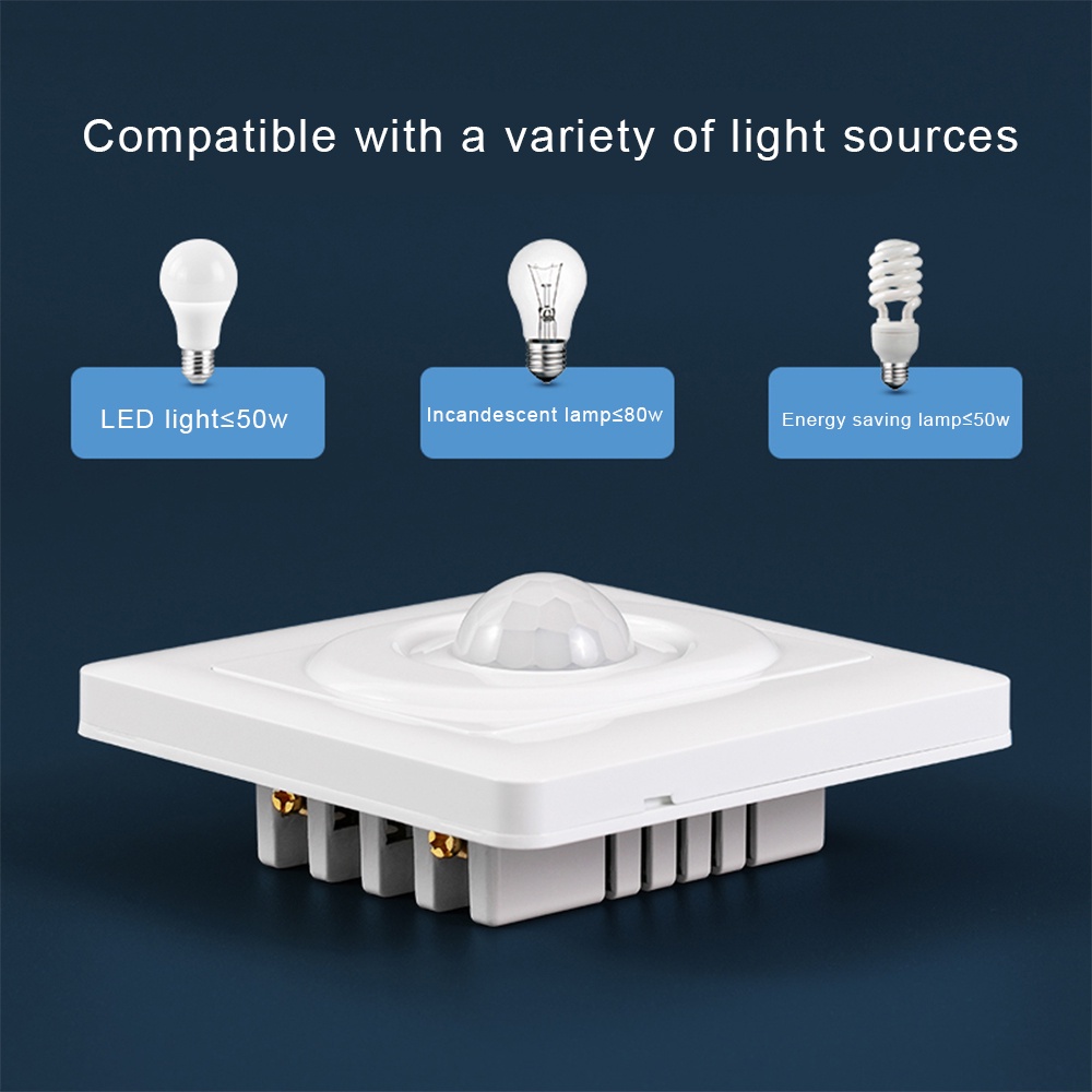 Công tắc cảm biến hồng ngoại pcbfun 86 loại 220V chuyên nghiệp