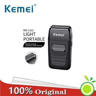 Dao cạo râu 3D 100-240V Kemei km-1102 Dao cạo râu nổi có thể sạc lại
