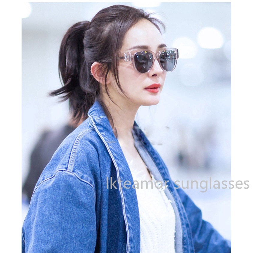 Kính mát gọng tròn chống tia UV400 thời trang cho nữ