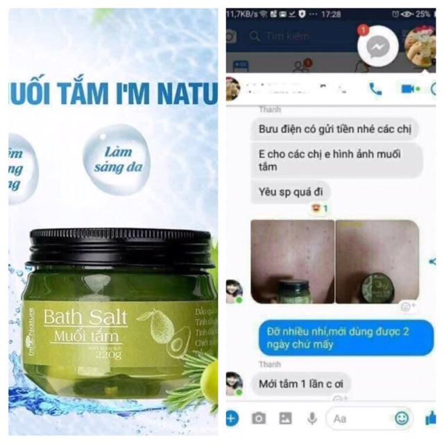 (CHÍNH HÃNG) MUỐI TẮM I’M NATURE | BigBuy360 - bigbuy360.vn
