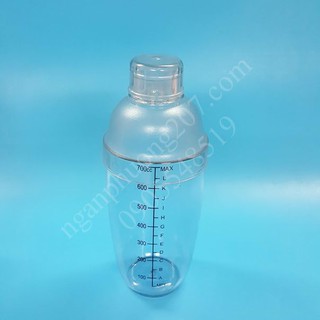 Bình lắc pha chế Cocktail Shaker 700ML in đậm