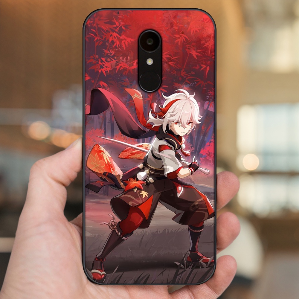 Ốp lưng Xiaomi Redmi 5 viền đen in hình Kazuha Genshin Impact