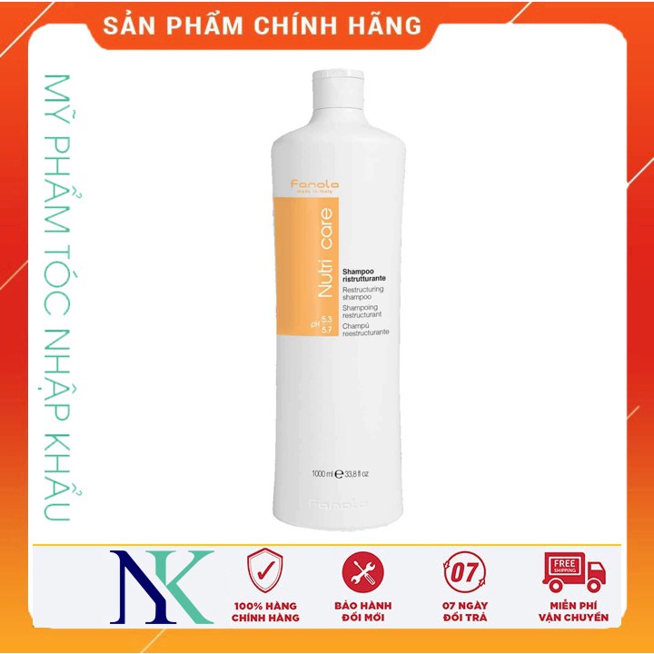 DẦU GỘI FANOLA NUTRICARE PHỤC HỒI TÓC HƯ TỔN 1000ML