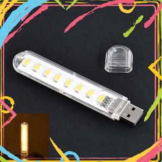 EW9 Đèn LED USB Mini 8 Bóng DC 5V 19