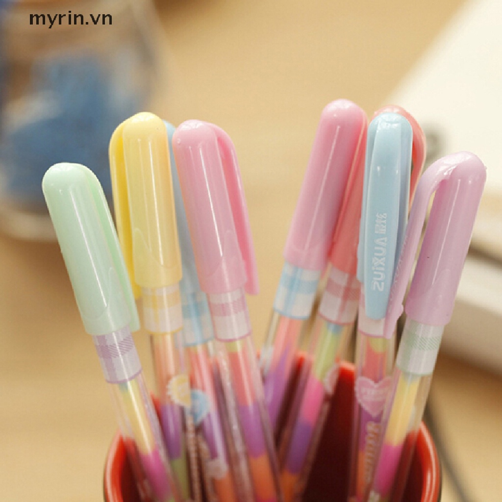 Set 2 Bút Đánh Dấu 6 Màu Tùy Chọn Tiện Dụng Chất Lượng Cao