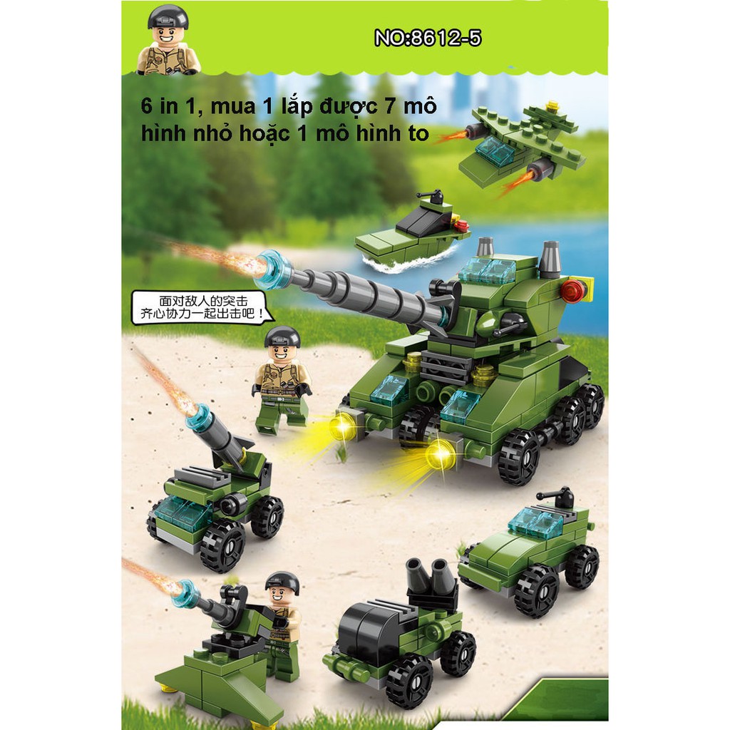 [HOT 2020] Đồ chơi lắp ráp ô tô máy bay xe tăng, đồ chơi lego xếp hình chất liệu nhựa ABS an toàn - QUEENLOVE88
