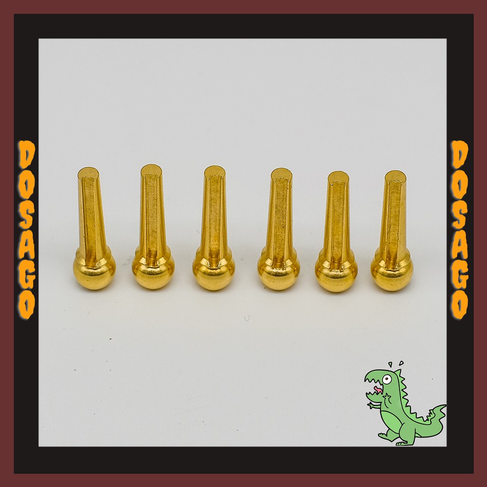 Set 6 chốt cho đàn guitar bằng đồng cao cấp