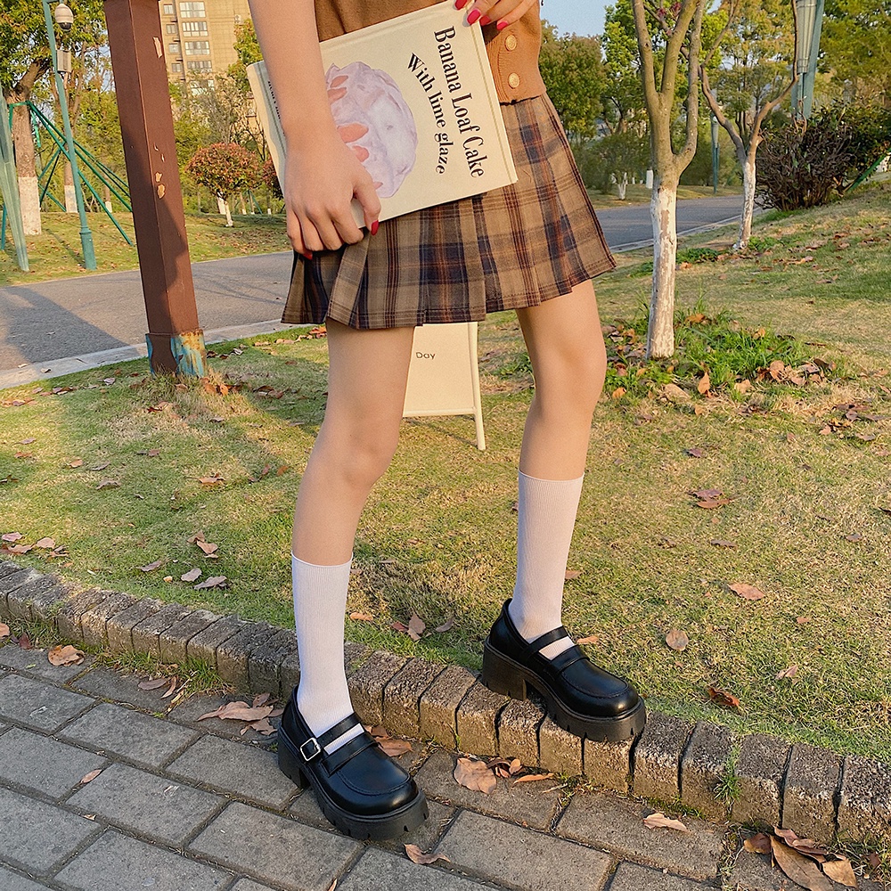 [SẴN] Giày Mary jane nữ sinh đế cao retro phong cách Hàn Quốc ulzzang neih.studio [110]