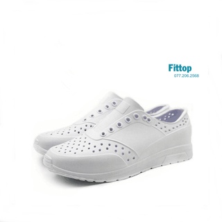 Giày Nhựa Nam Nữ Tăng Chiều Cao Đi Biển Đi Mưa FITTOP NTL