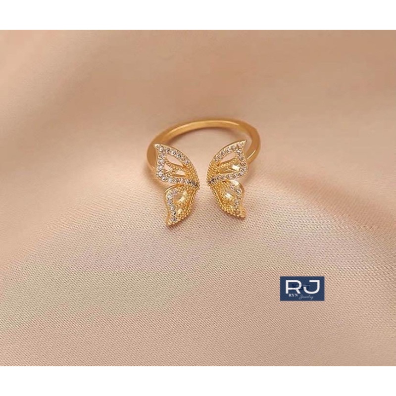 Nhẫn bạc Ý ghép hình bướm hàng bóng đẹp Ryn Jewelry siêu HOT đã #RESTOCK