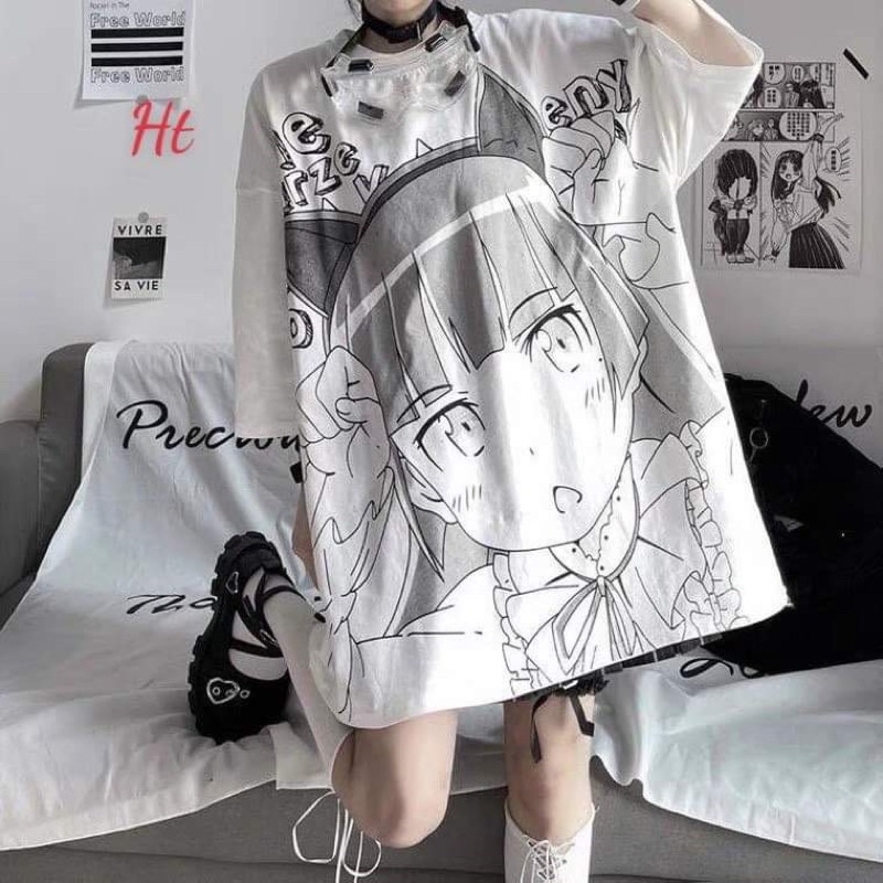 [RẺ VÔ ĐỊCH]  Ao phông 3d cô gái tai mèo