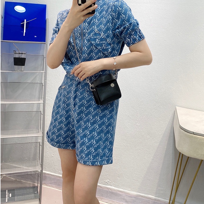 Túi đeo chéo IELGY mini màu đen/ trắng thời trang cho nữ