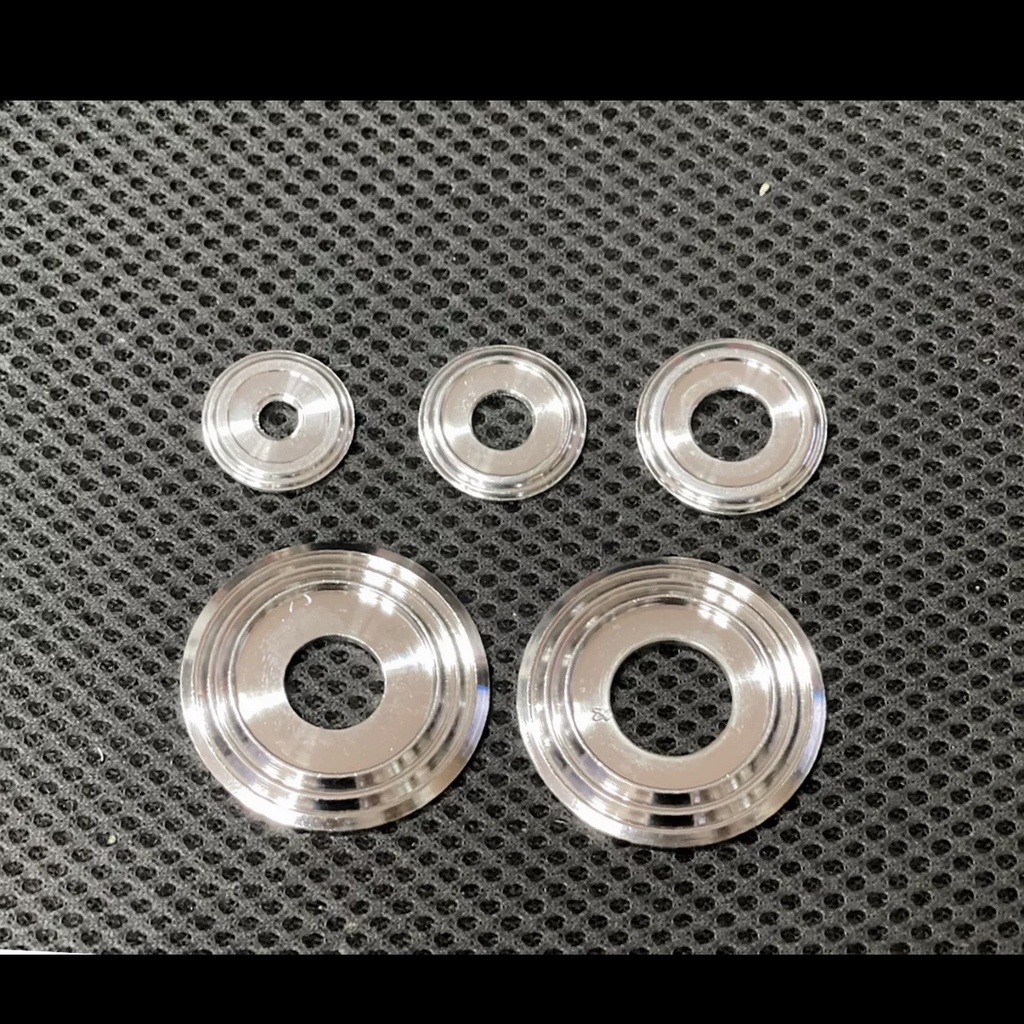 Lông Đền Nhôm Màu Đỏ - 6li, 8li, 10li, 12li, 15li, 16li - Gắn Lốc Máy, Dàn Áo Xe