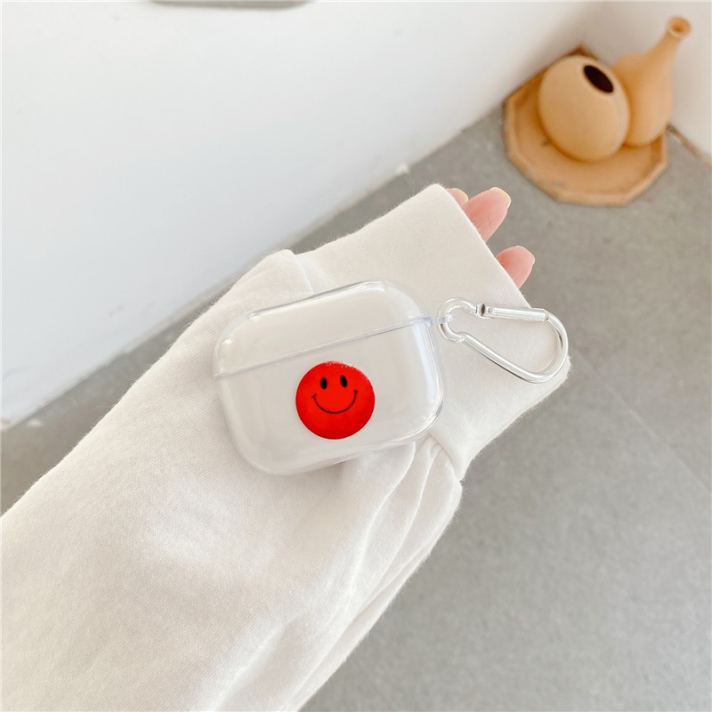 AirPods Pro AirPods 1/2 airPods Hộp đựng tai nghe Mặt cười Bluetooth Hộp đựng tai nghe PC Hộp tai nghe