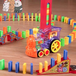Đồ chơi tàu hỏa xếp Domino thông minh cho bé