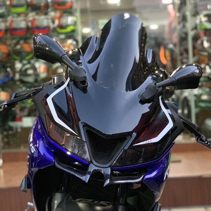 Kính gió dragon 2 tầng yamaha r15 r15v3 zero gravi