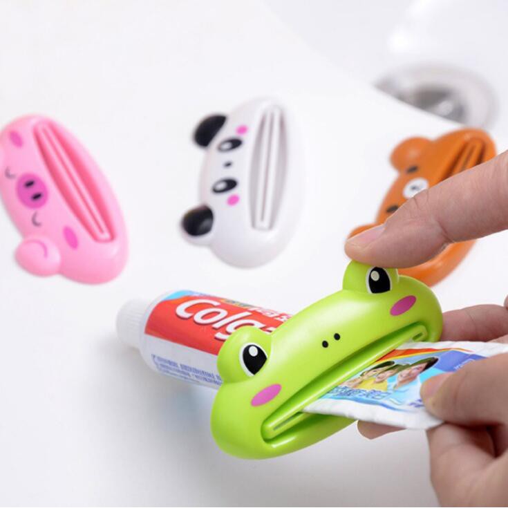 Dụng cụ nặn kem đánh răng sữa rửa mặt chủ đề hoạt hình dễ thương xinh xắn